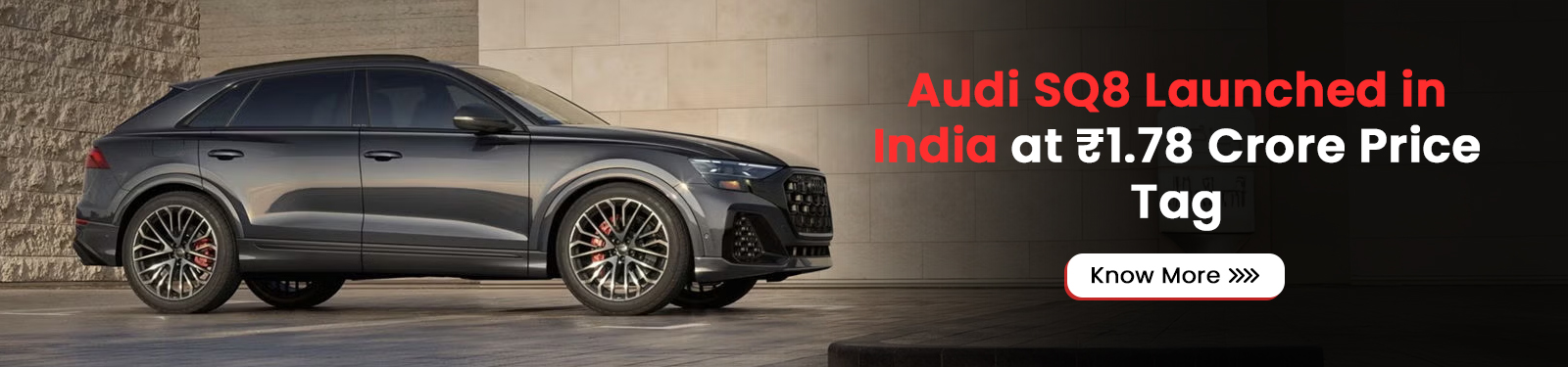 Audi SQ8 Launched in India at ₹1.78 Crore Price Tag