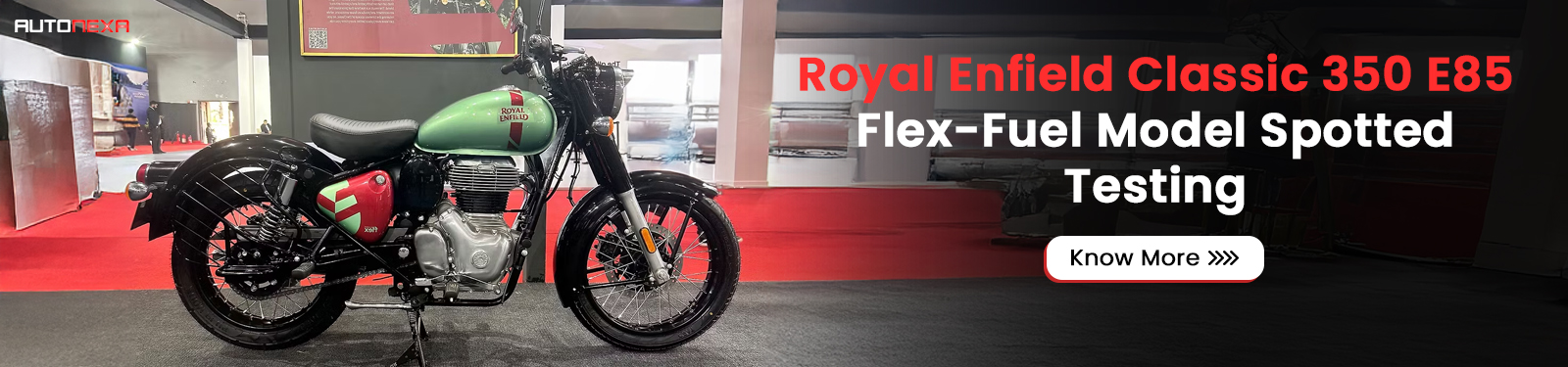 Royal Enfield Classic 350 E85 Flex-Fuel Model Spotted Testing