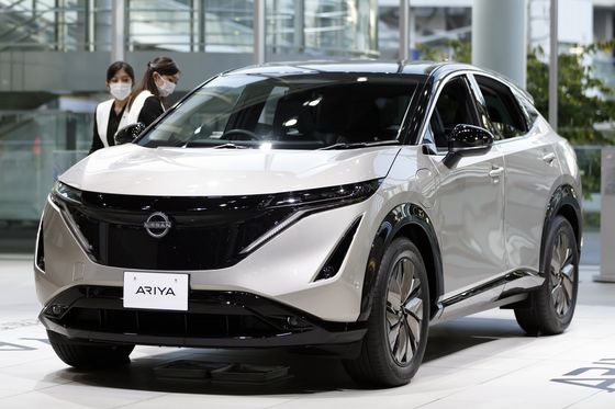 Nissan,EV,Japanese company,Tesla,Ariya SUV,The Leaf