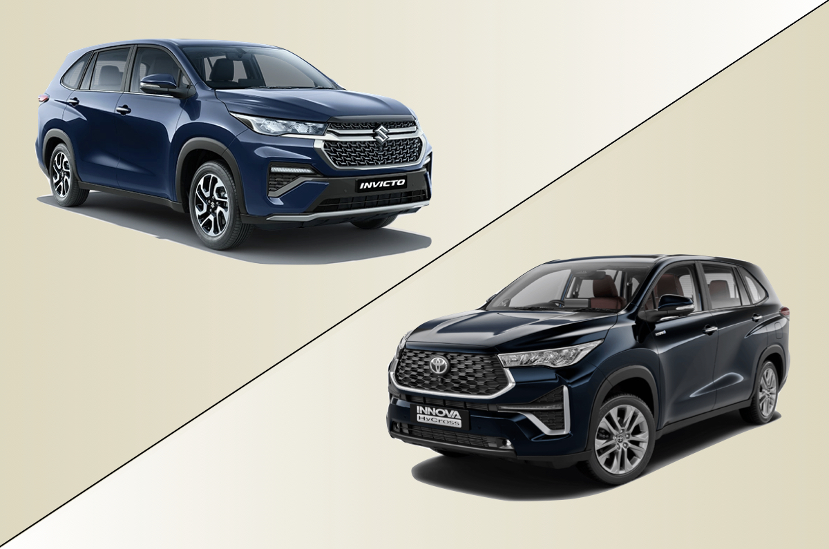 maruti suzuki invicto, maruti suzuki invicto vs toyota innova hycross, maruti invicto, toyota innova hycross, maruti invicto vs innova hycross, maruti suzuki invicto price in india, maruti suzuki invicto waiting period, innova hycross, innova hycross waiting period