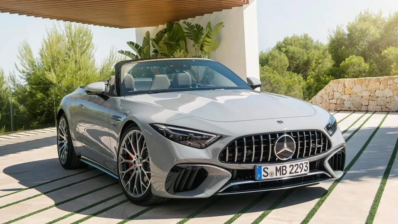 Mercedes-Benz, Mercedes-AMG SL55 Roadster, Sportscar, AMG, Mercedes, 2023 Mercedes-AMG SL55, 2023 Mercedes-Benz SL55 Roadster,Mercedes-Benz, Mercedes-AMG SL55 Roadster, sportscar, AMG, Mercedes