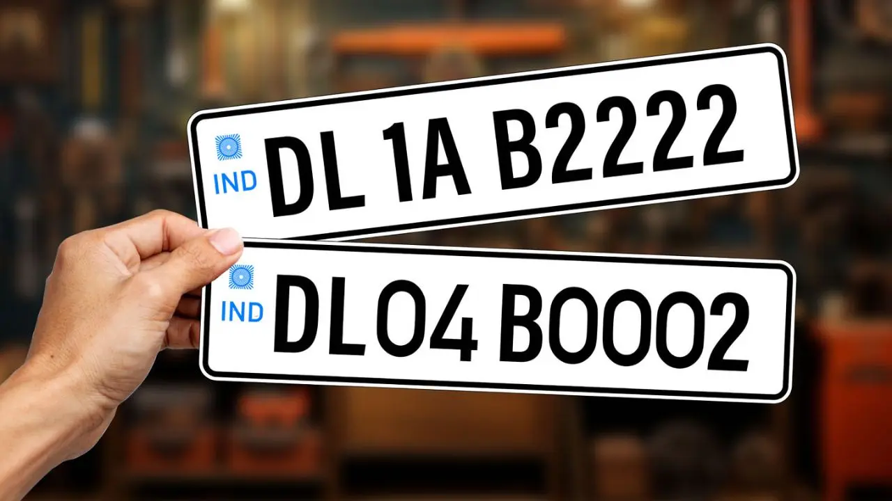 Fancy number plate,Personalized number plates,Custom number plates India,Unique vehicle registration,Car number plate designs,Stylish number plates,Number plate regulations India,Vehicle personalization,Fancy license plates,RTO number plate application,Vehicle registration trends,Collectible number plates,Luxury vehicle accessories,Car aesthetics,Vehicle identity