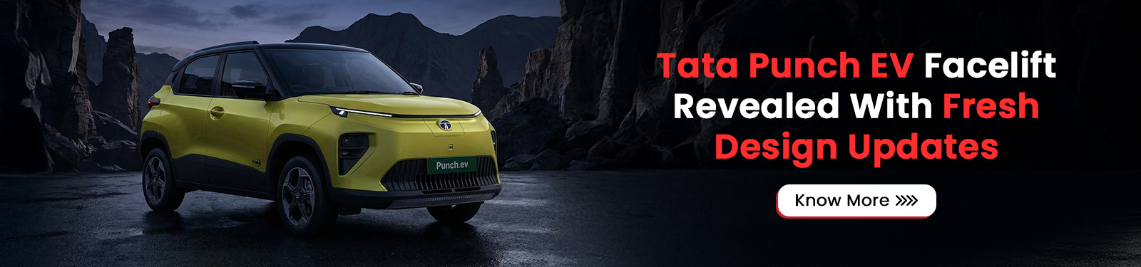 Tata Punch EV Facelift Unveiled With Bold Design Changes