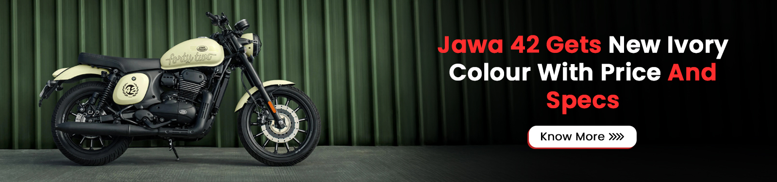 Jawa 42 Gets New Ivory Colour With Price And Specs
