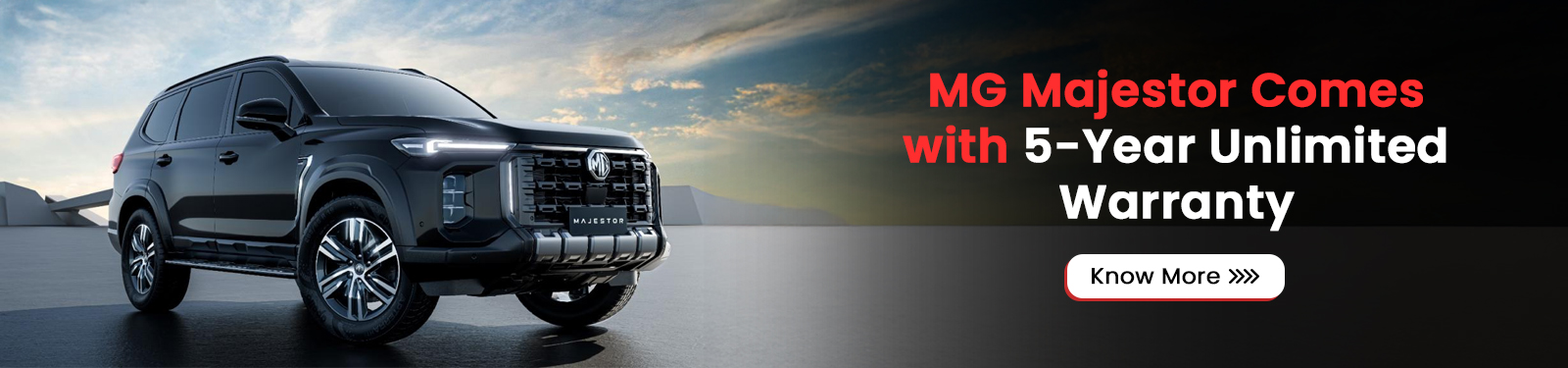 MG Majestor Comes with 5-Year Unlimited Warranty