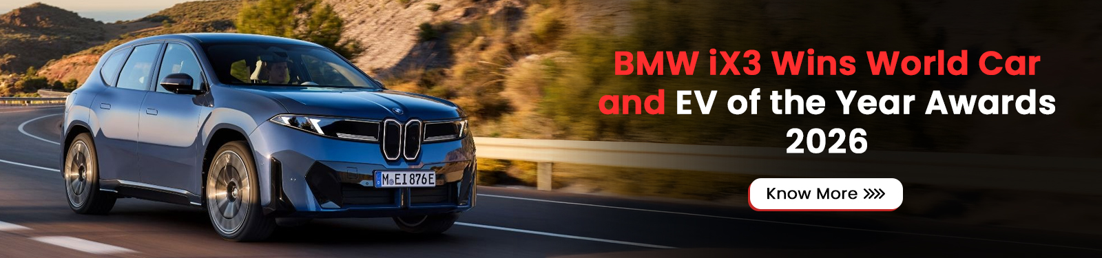 BMW iX3 Wins World Car and EV of the Year Awards 2026