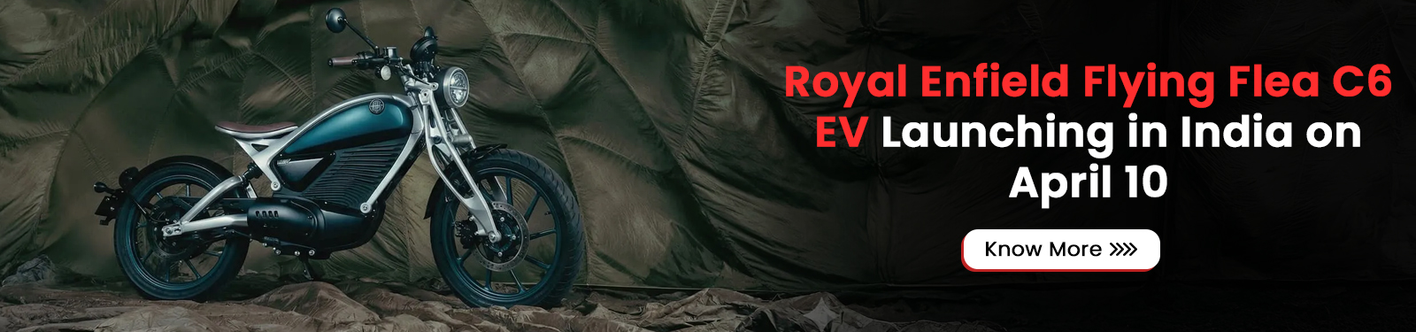 Royal Enfield Flying Flea C6 EV Launching in India on April 10