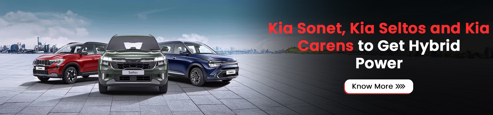 Kia Sonet, Kia Seltos, and Kia Carens to Get Hybrid Power