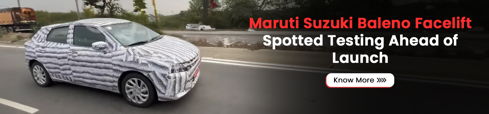 Maruti Suzuki Baleno Facelift Spotted Testing Ahead of Launch