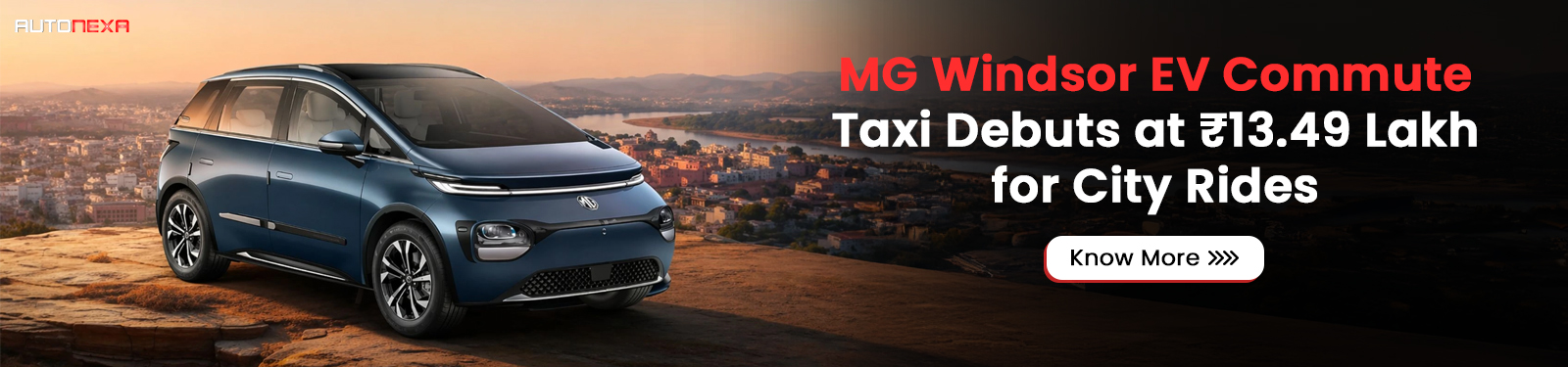 MG Windsor EV Commute Taxi Debuts at ₹13.49 Lakh for City Rides