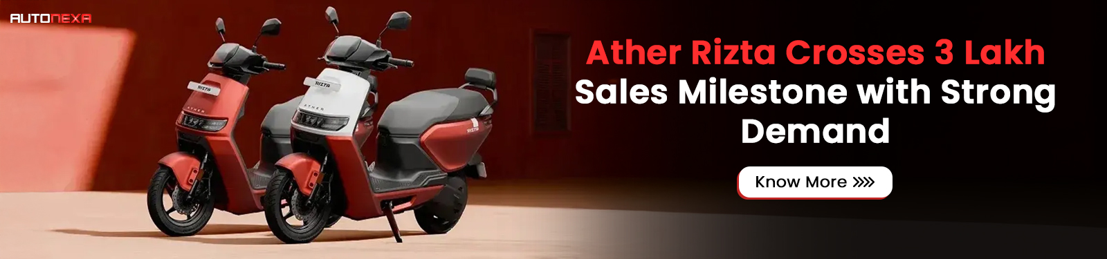 Ather Rizta Crosses 3 Lakh Sales Milestone with Strong Demand