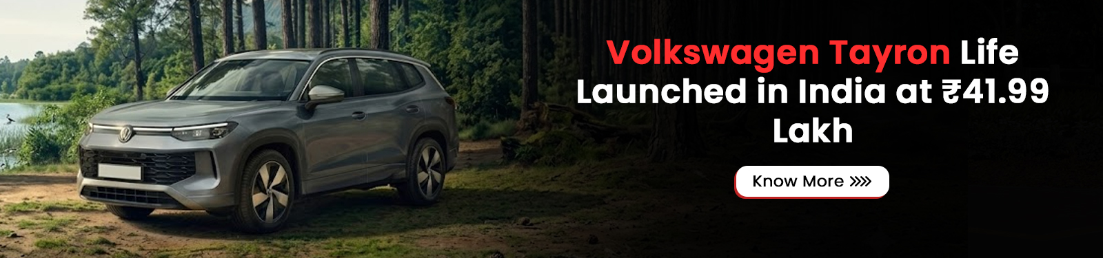 Volkswagen Tayron Life Launched in India at ₹41.99 Lakh