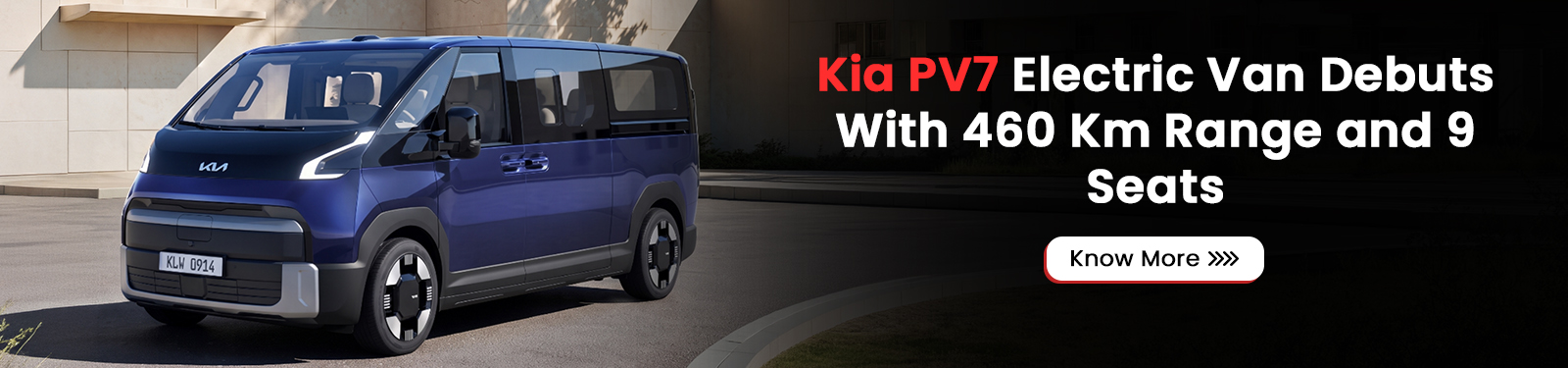 Kia PV7 Electric Van Debuts With 460 Km Range and 9 Seats