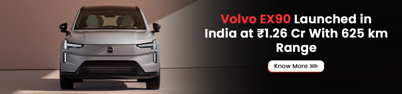 Volvo EX90 Launched in India at ₹1.26 Cr With 625 km Range