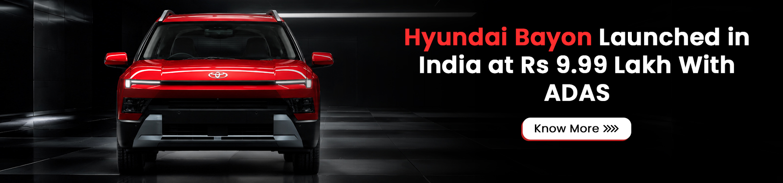 Hyundai Bayon Launched in India at Rs 9.99 Lakh With ADAS