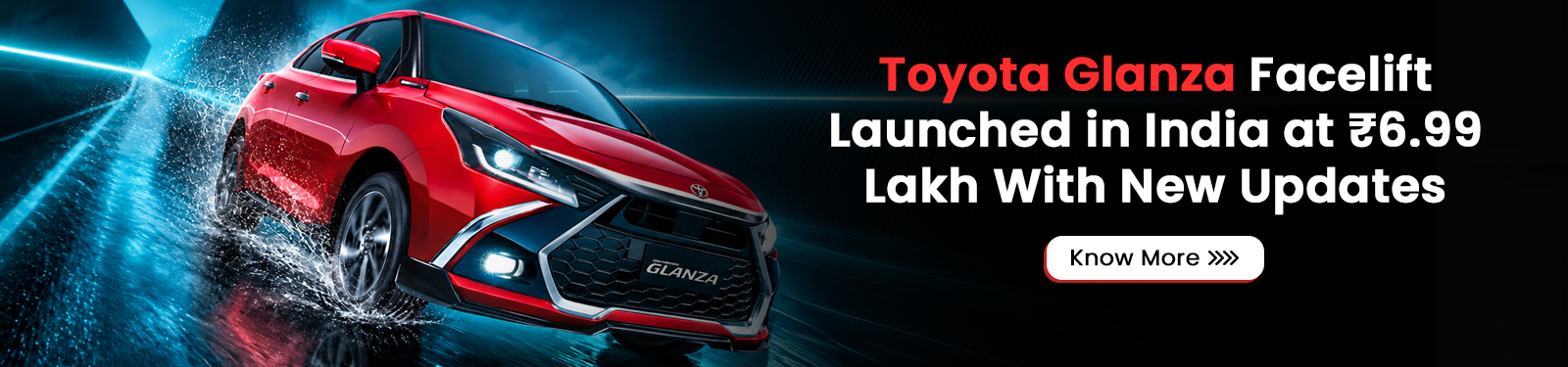Toyota Glanza Facelift Launched in India at ₹6.99 Lakh With New Updates