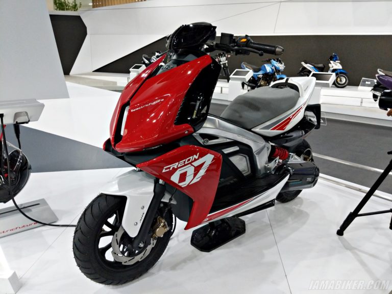 tvs hybrid electric scooter