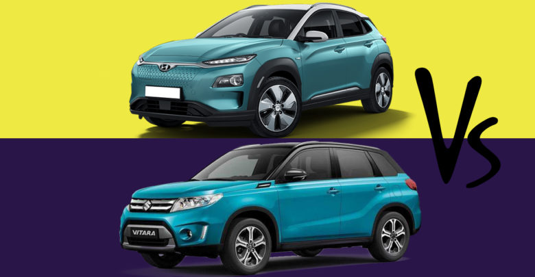 Hyundai Kona Electric Vs Maruti Grand Vitara