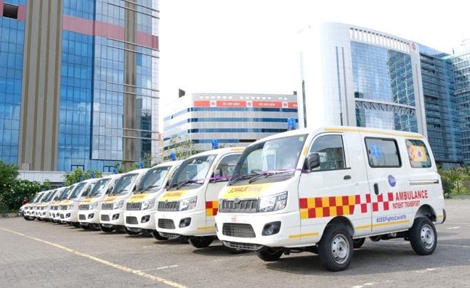 Mahindra supro ambulance
