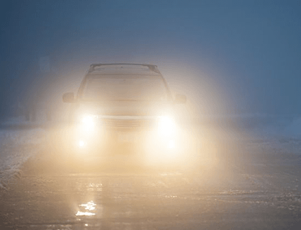 Headlights and fog lights
