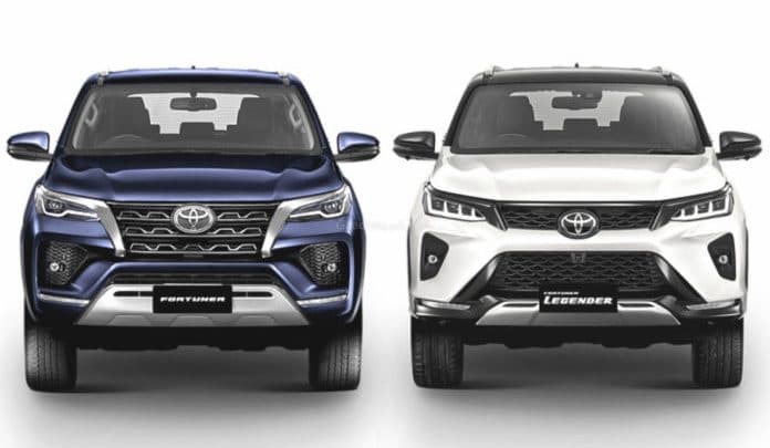 Toyota Fortuner 2021 Facelift, Fortuner Legender India Launch On January 6