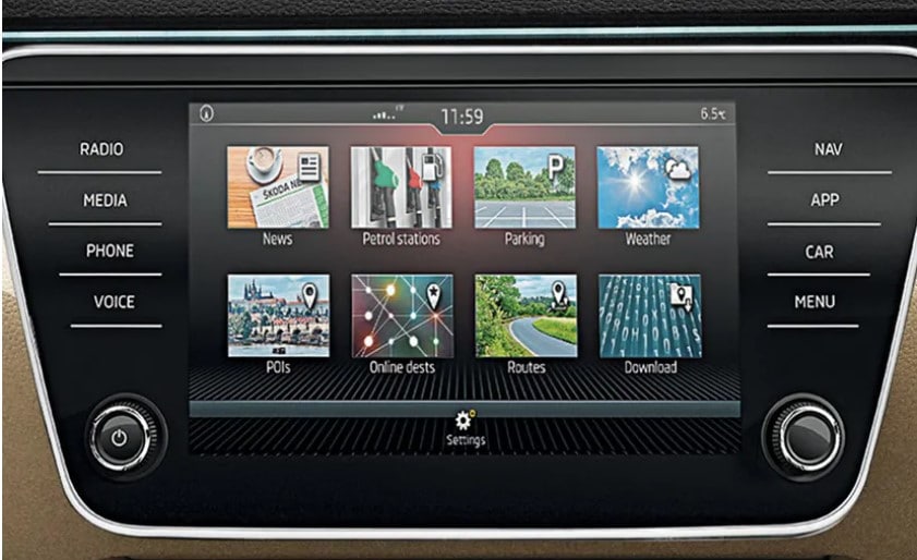 Skoda Superb User Interface