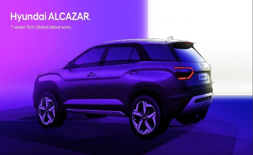 Hyundai Alcazar exterior design sketch