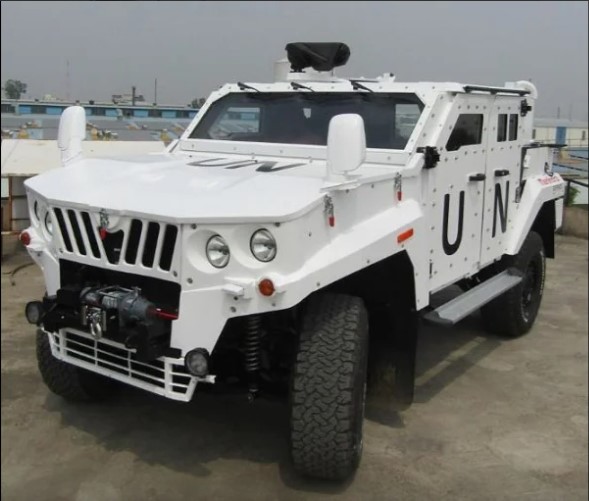 White color Mahindra Light Specialist Vehicle