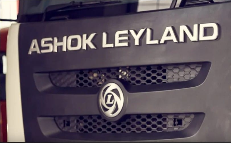 Ashok Leyland Truck's front bumper grille