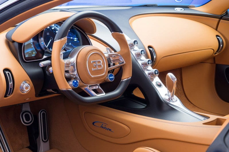 Bugatti Chiron Super Sport interior