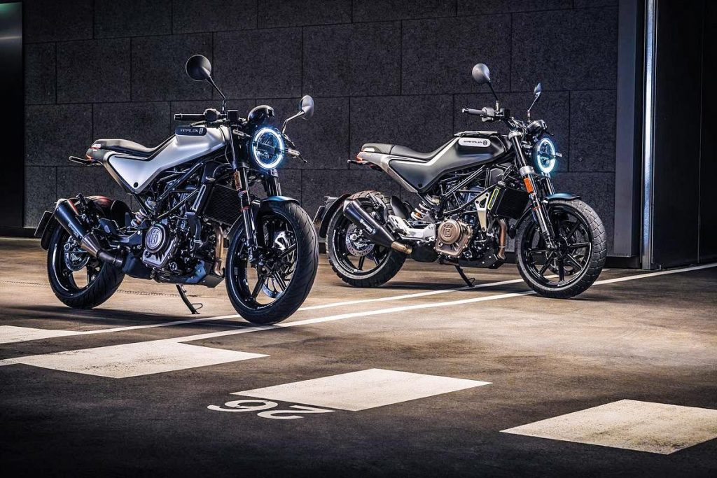 Husqvarna Svartpilen 250 and Vitpilen 250.