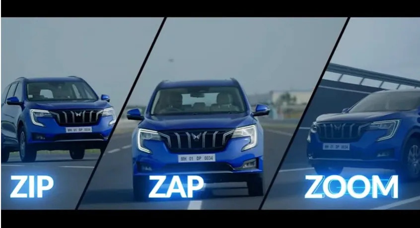 Available in three driving modes-Zip,Zap,Zoom